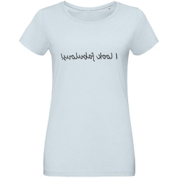 Футболка женская I Look Fabulous, голубая, S–XL
