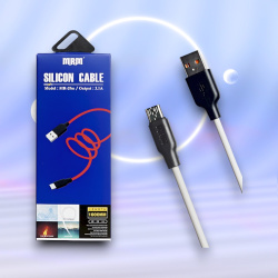 Кабель USB MRM MR29m USB-Micro, длина 1000мм, ток 3.1А, белый / Силиконовая защита и высокая прочность