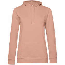 Толстовка с капюшоном женская Hoodie, бежевая (nude), XS–XXL