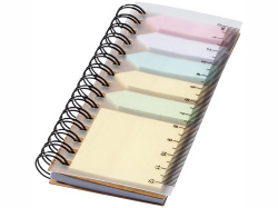 Блокнот «Spiral» с клейкими листами, Цвет натуральный