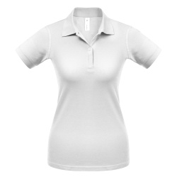 Рубашка поло женская Safran Pure белая, XS–XXL