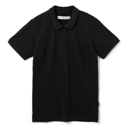 Рубашка поло женская Neptune, черная, S–XXL