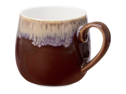 Кружка с вулканическим дизайном «Etna», Цвет красный бургунди