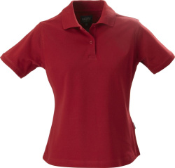 Рубашка поло стретч женская Albatross, красная, S-XXL