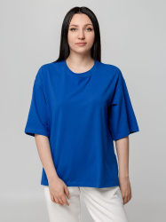 Футболка унисекс оверсайз Street Vibes, ярко-синяя, XS–XXL
