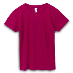 Футболка женская Regent Women, ярко-розовая (фуксия), S–XXL