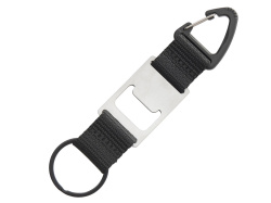 Брелок-ремувка с открывашкой «Champion», Цвет черный