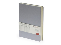 Ежедневник недатированный А5 «Megapolis», Размер A5, Цвет серебристый