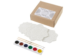 Набор для творчества мандалы из гипса «Soul Art», Цвет белый