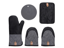 Набор кухонных прихваток «Heat Huggers», Цвет темно-серый