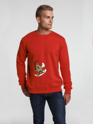 Толстовка «Ну, накати!», красная, XS–XXL
