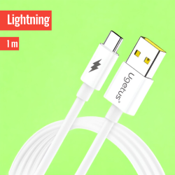 Кабель USB UG08 Lightning силиконовый / Быстрый, универсальный и долговечный