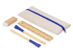 Канцелярский набор «Bilbao», Цвет бежевый/синий