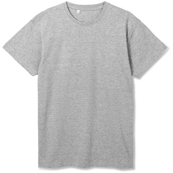 Футболка унисекс T-Bolka 180, серый меланж, S–3XL