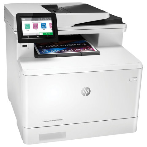 МФУ лазерное ЦВЕТНОЕ HP Color LaserJet Pro M479fdn "4 в 1", А4, 27 стр./мин., 50000 стр./мес., АПД, сетевая карта, W1A79A