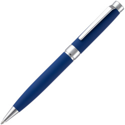 Ручка шариковая Broad Ring Soft Touch, темно-синяя, 14,1x1,2 см