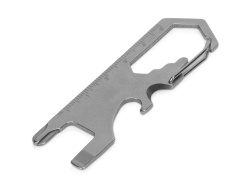 Мультиинструмент «Carabiner», Цвет серебристый