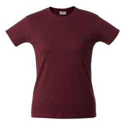 Футболка женская Lady H, бордовая, XS–XXL