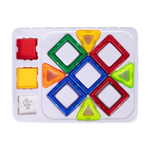 Магнитный конструктор MAGNETIC BLOCKS-26, 26 деталей, BRAUBERG KIDS, 663844