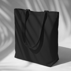 Сумка из хлопка «Carryme 105», 105 г/м2, Цвет черный
