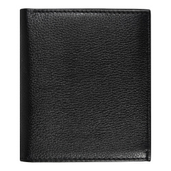 Кошелек с картхолдером Leather Plain, чёрный