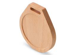 Медаль из бука «Round», Цвет натуральный