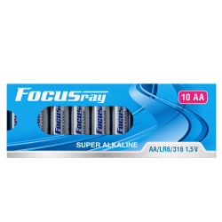 FOCUSray SUPER ALKALINE LR6/BOX10 1/24/48 батарейка, шт (10 шт)