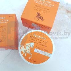 Гидрогелевые патчи с золотом и лошадиным маслом FarmStay Horse Oil & Gold Hydrogel Eye Patch, 60 шт 