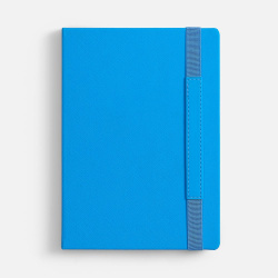 Ежедневник Peel, недатированный, голубой, 15х21х1,8 см