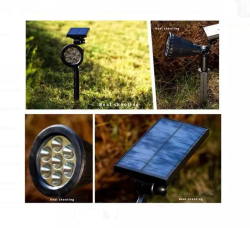 Садовый светильник 7 LED на солнечной батарее