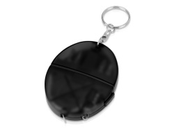 Брелок-рулетка «Кристалл», 1м, Размер 1м, Цвет черный