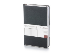 Ежедневник недатированный А5 «Bridge», Цвет черный/серебристый
