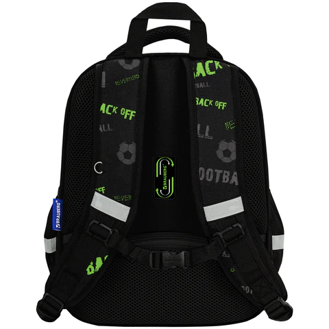 Ранец BRAUBERG FIT, 2 отделения, "Mesh goal", 3D-панель, 38х27х14 см, 274384