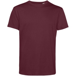 Футболка унисекс E150 Inspire (Organic), бордовая, XS–5XL