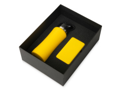 Подарочный набор «COLOR IT» с бутылкой для воды и повербанком , Размер 10000 mAh, Цвет желтый
