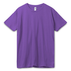 Футболка унисекс Regent 150, фиолетовая, XS–XXL