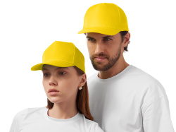 Бейсболка «Poly», Размер 56, Цвет желтый