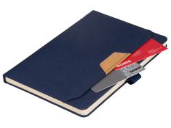 Блокнот А5 из RPET «Harvey», Цвет синий