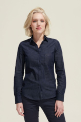 Рубашка женская Barry Women, синяя (деним), XS–XXL