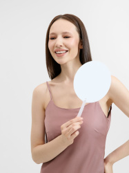 Веер Breeze Ease, белый, 17х25,5 см