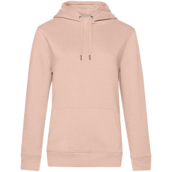 Толстовка с капюшоном женская Queen, розовая, XS–XXL