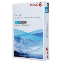 Бумага для цветной лазерной печати А4, 280 г/м2, 150 л., XEROX COLOTECH+, Австрия, 161% CIE, 003R97097