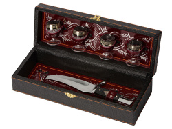 Набор «Подарочный», Цвет темно-коричневый/бордовый