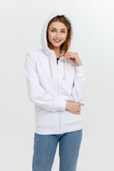 Толстовка на молнии Kulonga Sherpa, белая, XS–XXL