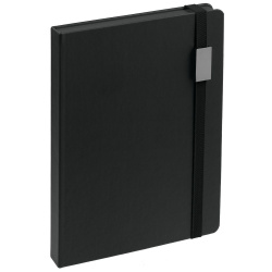 Ежедневник New Factor Metal, черный, 15х20,8х2 см