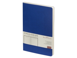 Ежедневник недатированный А5 «Megapolis Velvet Flex», Размер A5, Цвет синий