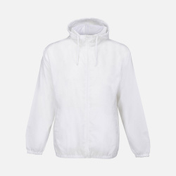 Ветровка унисекс Shield, белая, XS–XXL