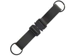 Брелок-ремувка с застежкой «Ninja», Цвет черный