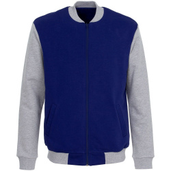 Бомбер College, ярко-синий, XS–XXL