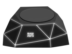 Док-станция с быстрой беспроводной зарядкой «Geo Dock», Цвет серый антрацит